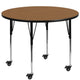 Oak Top/Black Frame