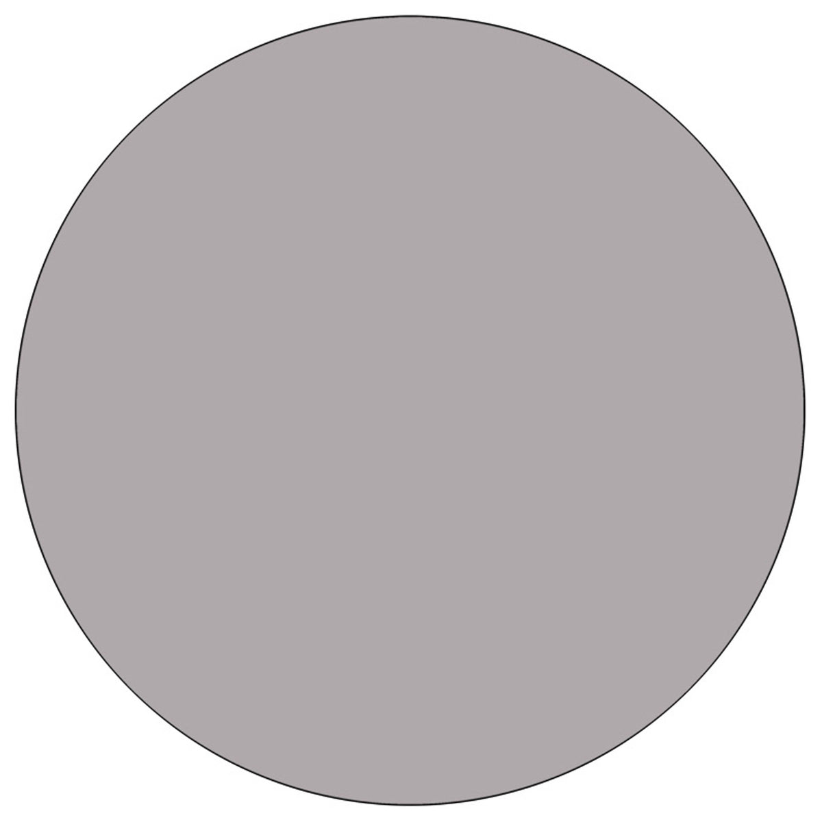 Gray Top/Black Frame |#| Mobile 48" Round Grey Thermal Laminate Activity Table - Height Adjustable Legs