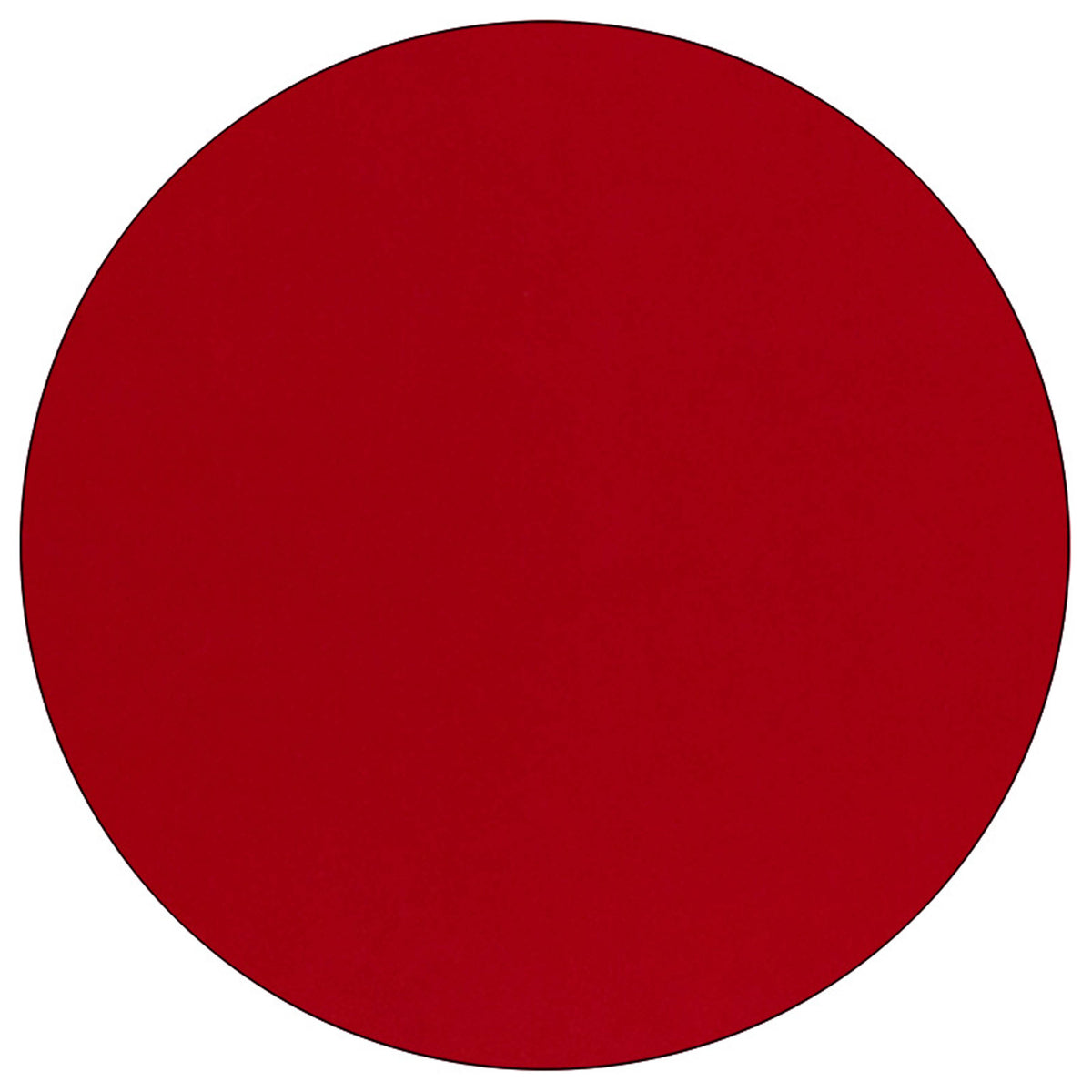 Red Top/Black Frame |#| Mobile 48" Round Red Thermal Laminate Activity Table - Height Adjustable Legs