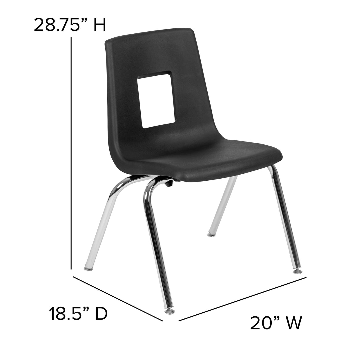 Oak Top/Black Frame |#| Mobile 86" Oval Wave Activity Table Set-16" Student Stack Chairs, Oak/Black