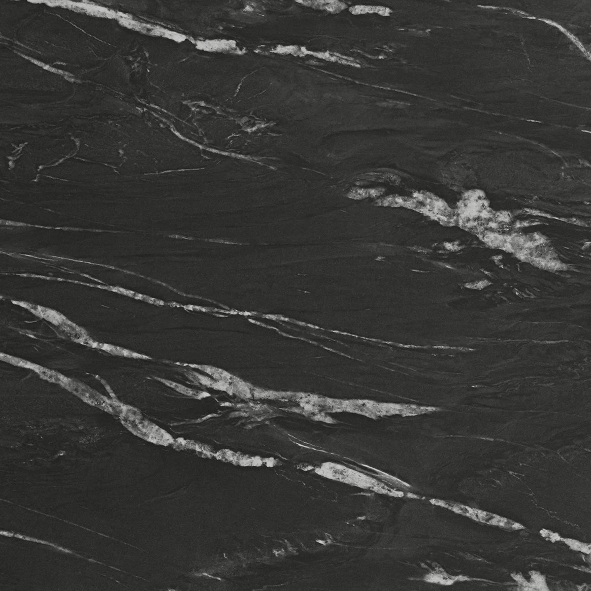 Black Faux Marble/Black Base |#| Commercial All-Weather 31.25" Black Faux Marble HPL Tabletop-Black Bistro Base