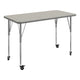 Light Gray Top/Silver Frame