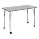 Gray Top/Silver Frame