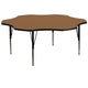 Oak Top/Black Frame