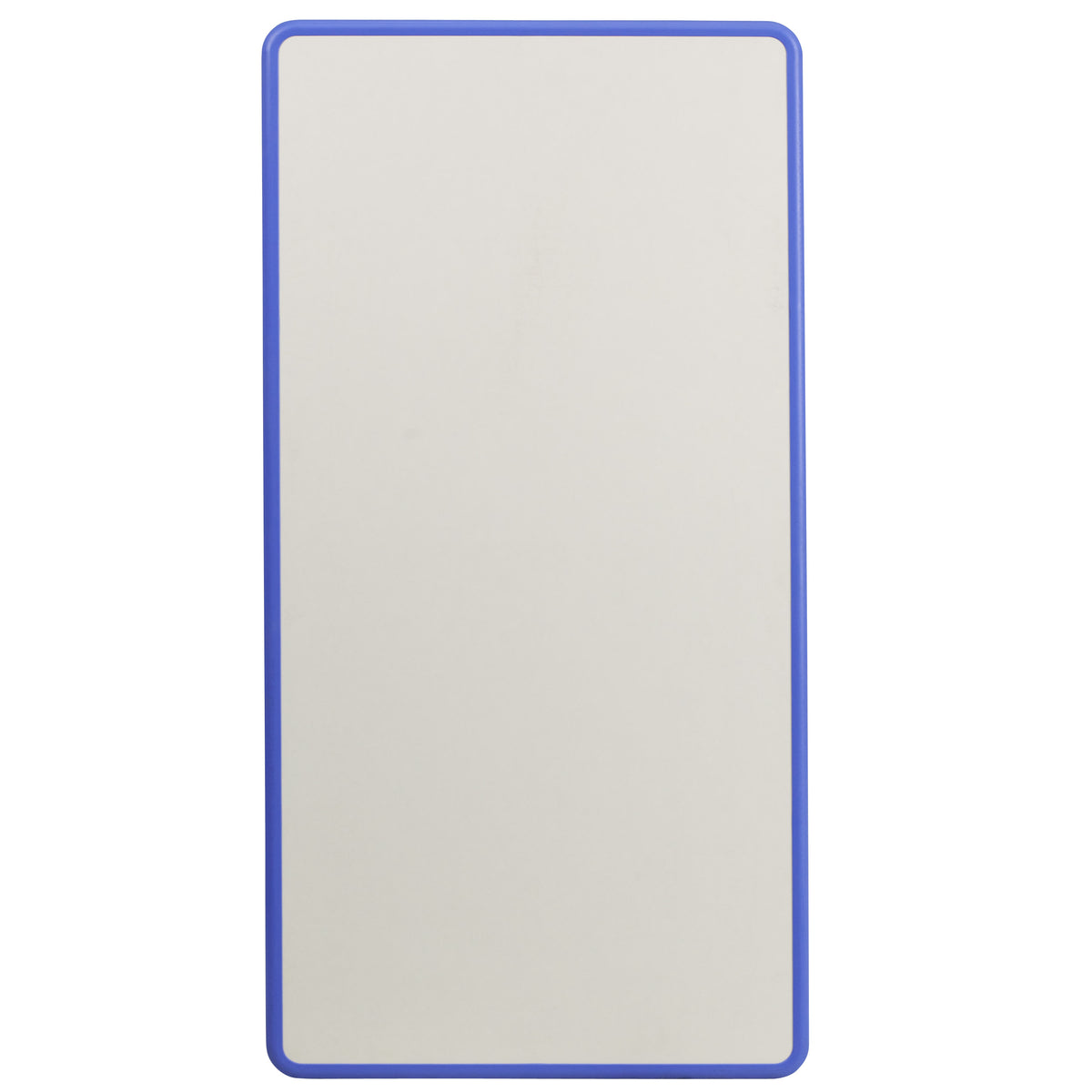 Blue |#| 23.625"W x 47.25"L Rectangular Blue Plastic Activity Table with Grey Top